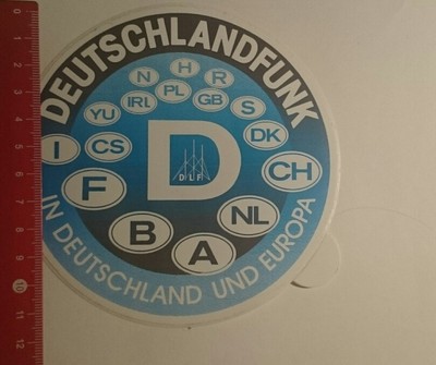 Aufkleber/Sticker: DLF Deutschlandfunk (25011796)