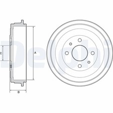 Tambour de frein Lancia YPSILON