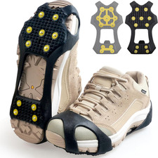 Ice Cleats for Shoes and Boots Snow Walk Traction Cleats Crampons anti Slip 11 S