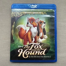 Walt Disney Fox & the Hound 1 & 2 (Blu-ray + Digital) II Musical Sequel Animated