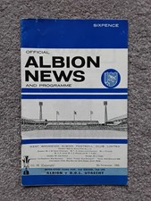 West Bromich Albion v D.O.S. Utrecht, Inter-Cities Fairs Cup, 9/11/66