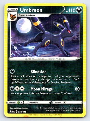 Umbreon 009/015 Promo McDonald's Promos 2024 Pokemon Heavily Played