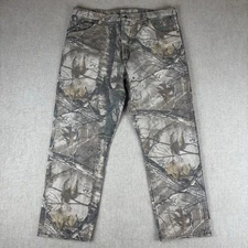 Wrangler Pro Gear Camo Jeans RealTree Xtra 40x30 Measure Out 38x30 Hunting Pants