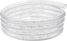 Suction Hose 3/4" ID - 5ft Clear Wire Reinforced Vinyl Tubing 3/4 ID,