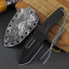 Camouflage pattern K-sheath high-hardness thickened outdoor EDC knife