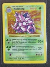 Pokemon TCG Nidoking #11 Base Set Shadowless Grass Rare MP-HP