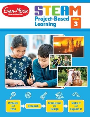 Steam Project-Based Learning, Grade 3 Teacher Resource -  NEW Evan Moor Educa 20