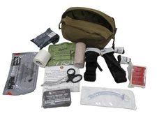 USMC FILBE STYLE GENERAL PURPOSE POUCH w. MEDICAL SUPPLIES IFAK FIRST AID CAT TQ