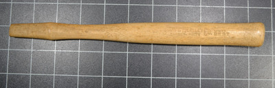SNOW & NEALLEY Co BANGOR, ME - OUR BEST - 12'' SMALL  HAMMER HANDLE - UNUSED