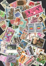 USED +110 STAMPS MIXED WORLDWIDE STAMPS (345)