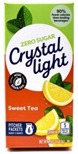 12 12-Quart Boxes Crystal Light Sweet Tea Dri...