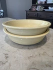Lot Of 2 Fiesta Ware Pale Yellow Cereal Soup Bowl 7”
