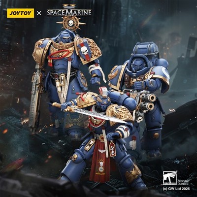 JOYTOY Warhammer 40K 1/18 Action Figures Ultramarines Heavy Relic Primus Armor