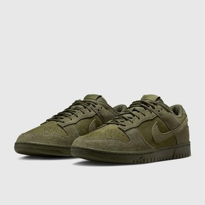 Nike New Mens Dunk Low SE Olive Canvas | eBay