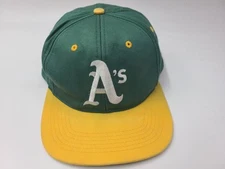 Vintage Youth Oakland Athletics A's Drew Pearson Companies Snapback Hat Cap MLB