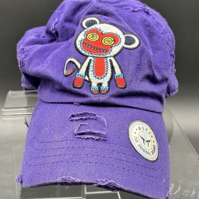 Muka The Original Brand Distressed Purple Hat Cap Monkey Street Wear One Size