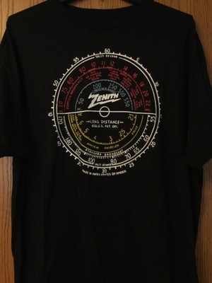 Zenith (Electronics) (ATSC) - Black Shirt - No Tag - Made In The USA