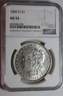 1889 O Morgan Silver Dollar AU53 NGC #26