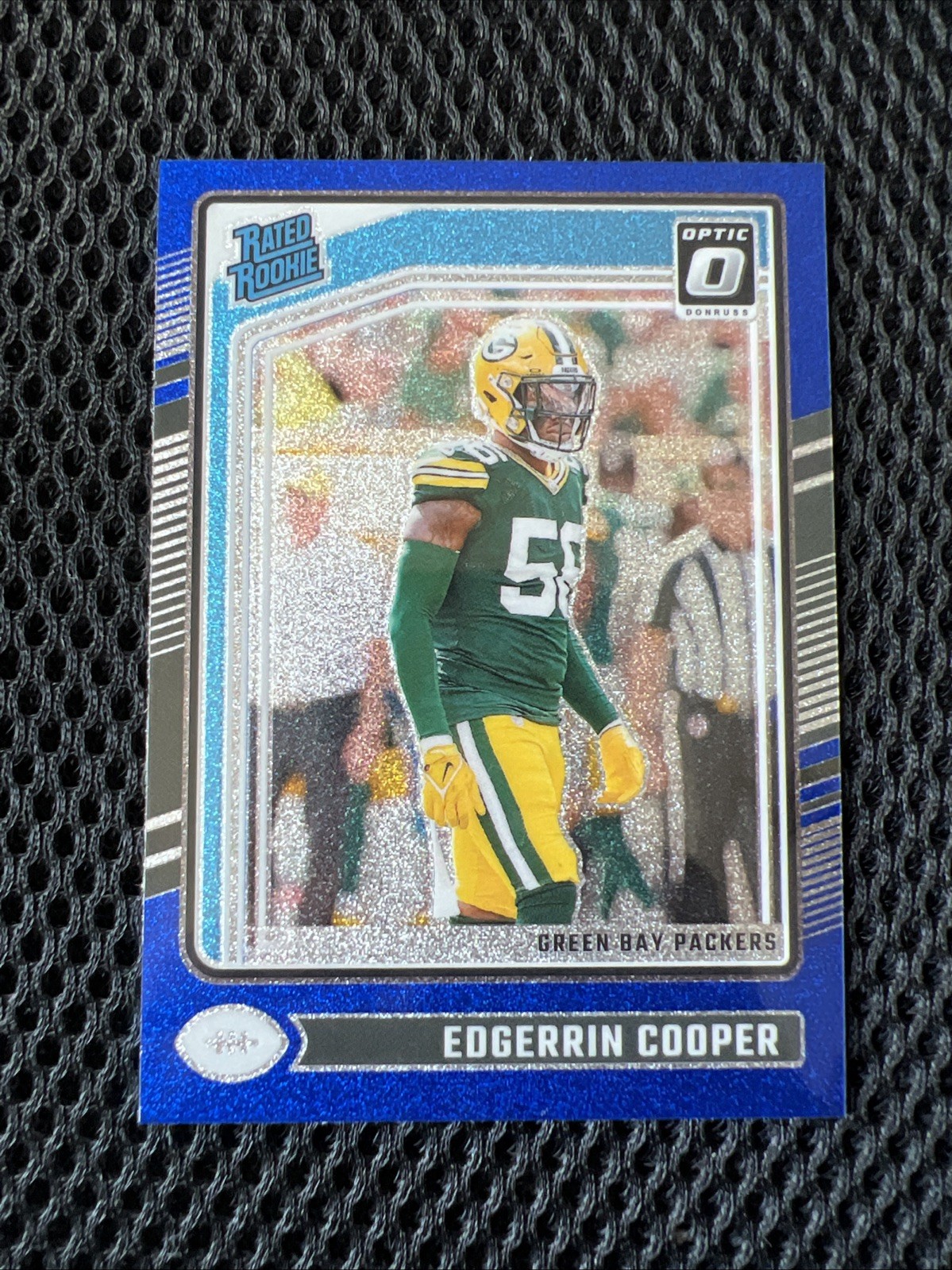 2024 Panini Donruss Optic Rated Rookie Edgerrin Cooper #231 SSP Blue Glitter