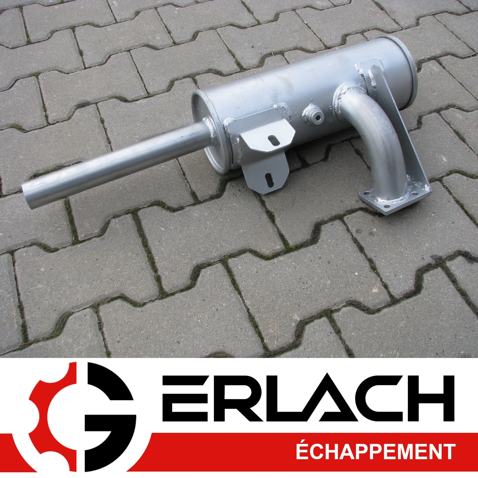 Silencieux Fiat Hitachi SL45B échappement New Holland LS150 LS160 LS175 pièce 4838