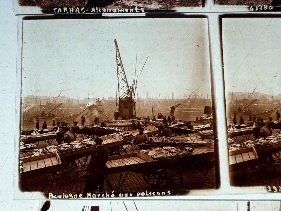 Boite 21 Vues Photo Verre Stéréo 6x13 Bretagne Divers Normandie Lieux A Dater - Photo 3/4