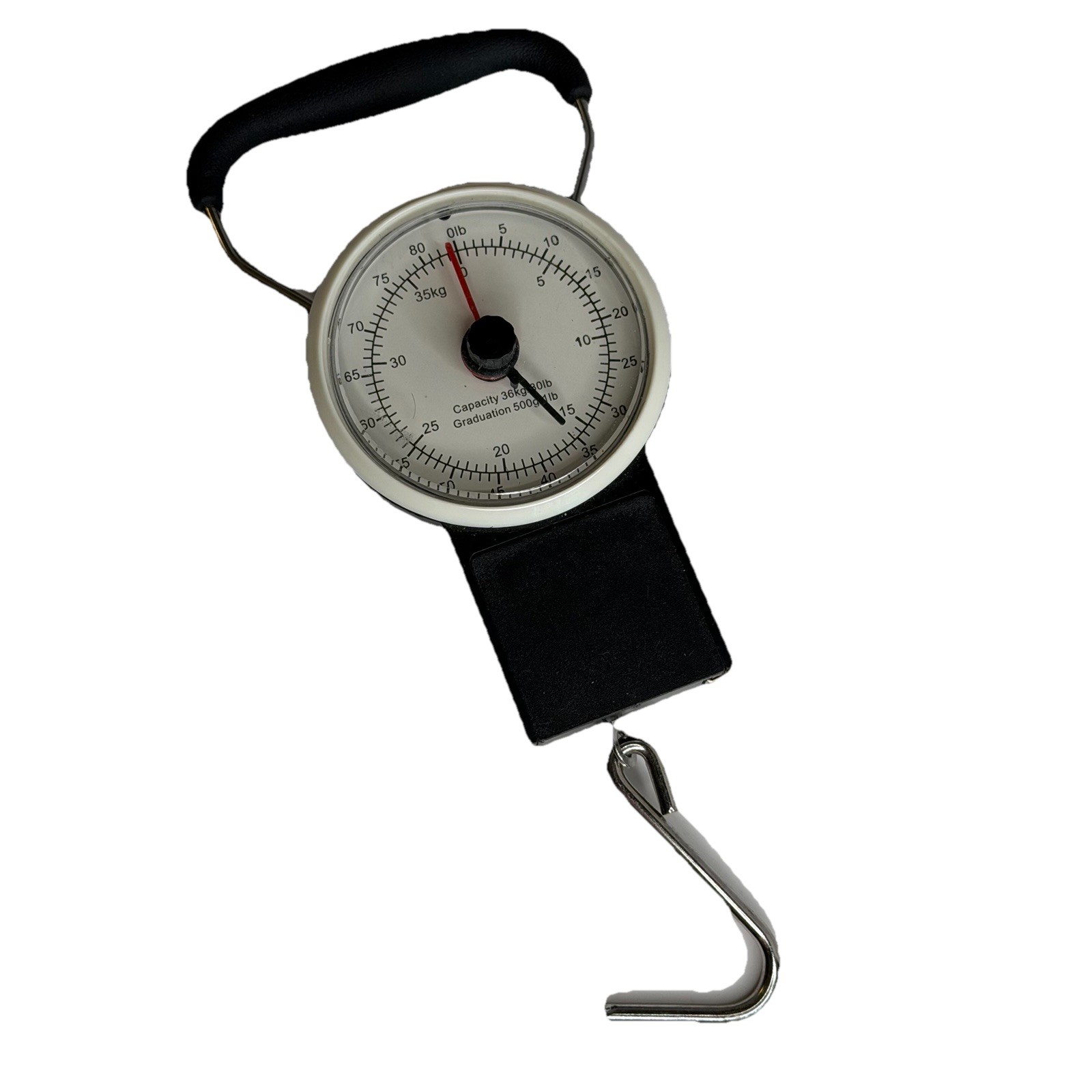 Scale Manual Fishing 80lb/36kg Weight W/hook Tape Measure 3f