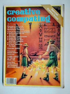 Creative Computing Magazine September 1983 Vol9 No9 Vintage Collectible Magazine