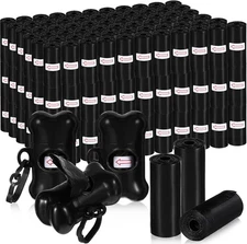 Teling 3000 Count Dog Poop Bags Pet Waste for with 3 Black 