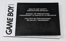 Nintendo Game Boy Health And Safety Precautions Booklet Insert Only 27549Q
