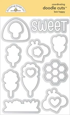 Doodlebug Doodle Cuts Dies-Bee Happy