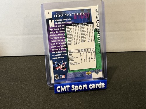 1997 Upper Deck Tino Martinez Yankees #1 - Picture 2 of 2