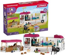Schleich Horse Club Road Trip to the Big Show 227 Piece Horse Playset Toy Figure