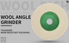 10PCS 4'' Wool Buffing Polishing Angle Grinder Wheel Felt Pads Buffer Buff Discs