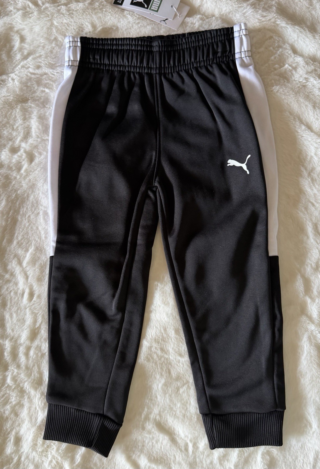 PUMA ATHLETICWEAR Toddler Boy's Fleece Hoodie &  Joggers Outfit, 2-Piece Set thumbnail 4