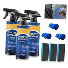 3 Packs Car Coating Spray-360ML, Quick Effect Coating Agent Spray, Waterless