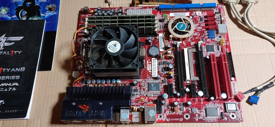 Scheda Madre Vintage ABIT Fatal1ty AN8 + Processore AMD Opteron 180 - Immagine 2 di 4