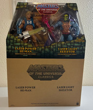 MOTU Classics Laser Power He-Man & Laser Light Skeletor 2 Pack Action Figure