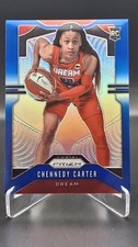 Chennedy Carter 2020 Panini Prizm WNBA Blue Prizm RC /149  Dream #92