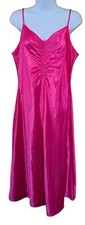 Strappy Hot Pink Slip Dress Flowy chic glam coquette date night fairycore romanc