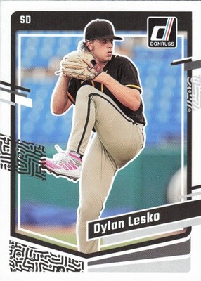 2023 Donruss Dylan Lesko #143 - NM Card San Diego Padres