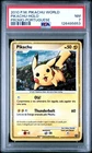 2010 POKEMON WORLD COLLECTION PORTUGUESE PIKACHU-HOLO PSA 7