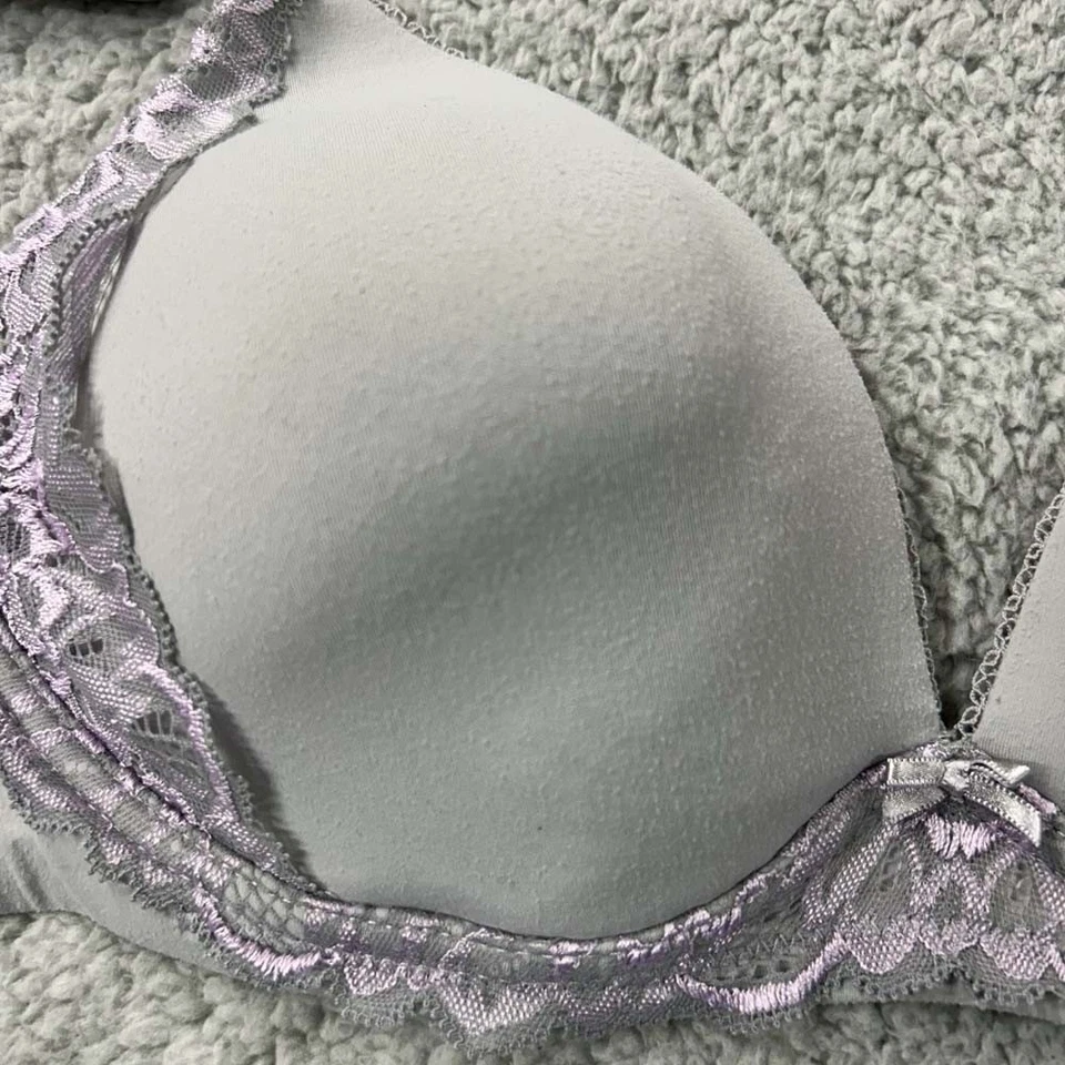 Sujetador de maternidad 36D sujetador de lactancia ribete de encaje Foto 2 de 4