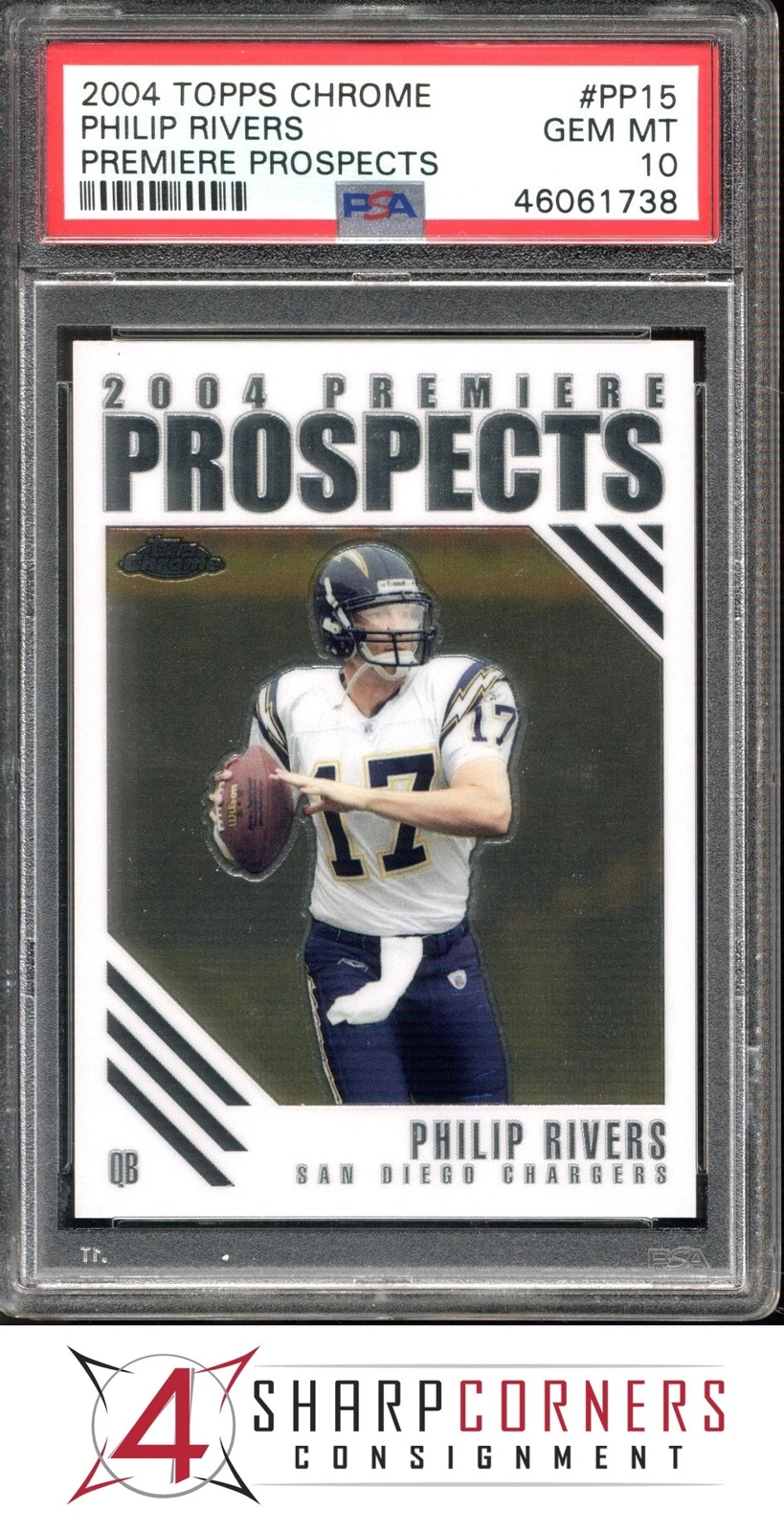 Philip Rivers Topps Chrome Premiere Prospects #PP15 Base