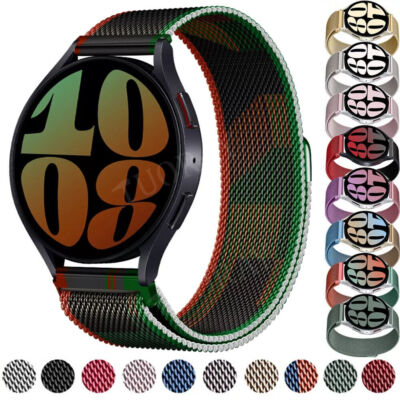 Für Samsung Galaxy Watch 3 4 5 Pro 6 42mm/46mm Active 2 Milanese Magnet Armband