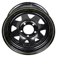15 X 6 Sunraysia Wheel Rim Black Ford Stud Pattern Trailer Caravan Boat ...