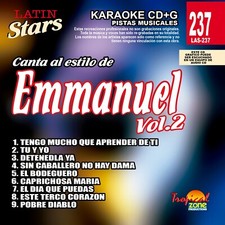 Karaoke Latin Stars 237 Emmanuel Vol. 2