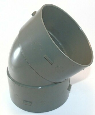 Mittelbogen 110 mm x 135 Grad grau CSSWB45
