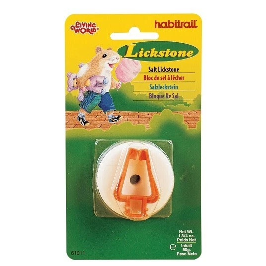 LIVING WORLD HAMSTER SALT AND MINERAL LICKSTONE - 1.8 OZ