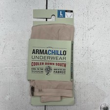 Duluth Armachillo Beige Cooling Underwear Hi-Cut Briefs Women  s Size L 14-16 