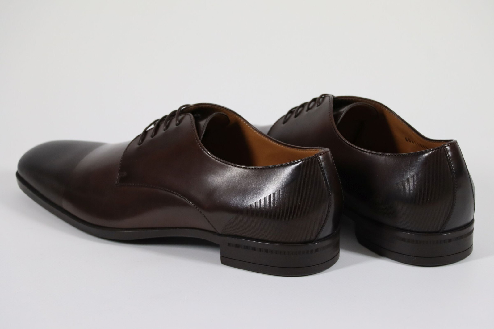 SAOLA Scarpe eleganti HUGO BOSS mod. Kensington_Derb_ctl1 taglia 40 US 7 marrone scuro